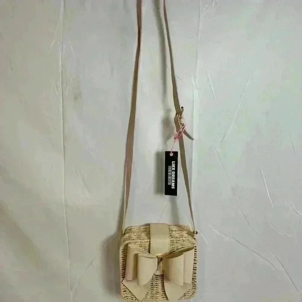 NWT- Like Dream Crossbody with Large Cream Bow - Picture 2 of 8